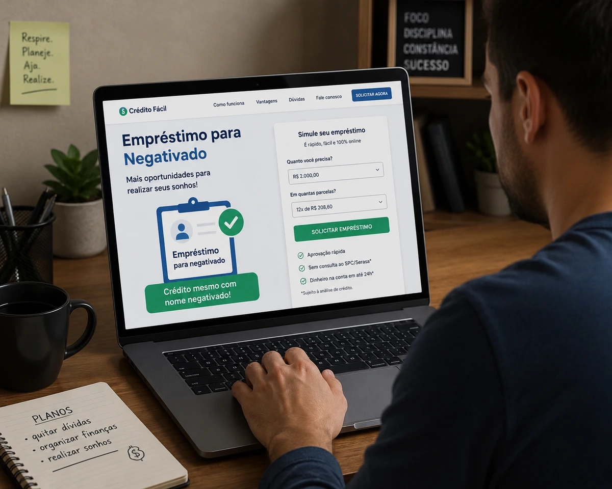 Regras de como funciona o empréstimo pessoal para negativado