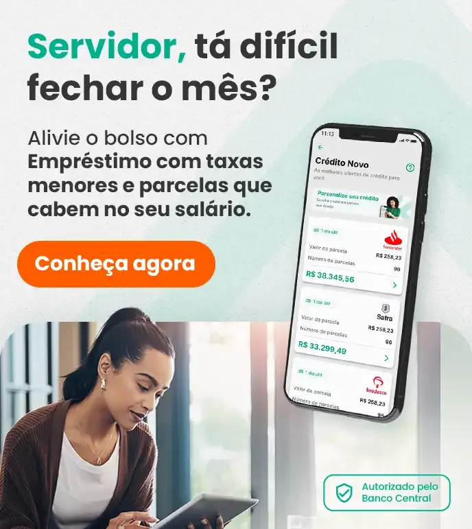 Oferta de empréstimo consignado no app Konsi