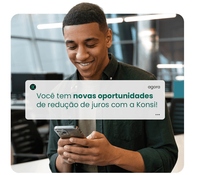 Homem simula ofertas de portabilidade com a Konsi