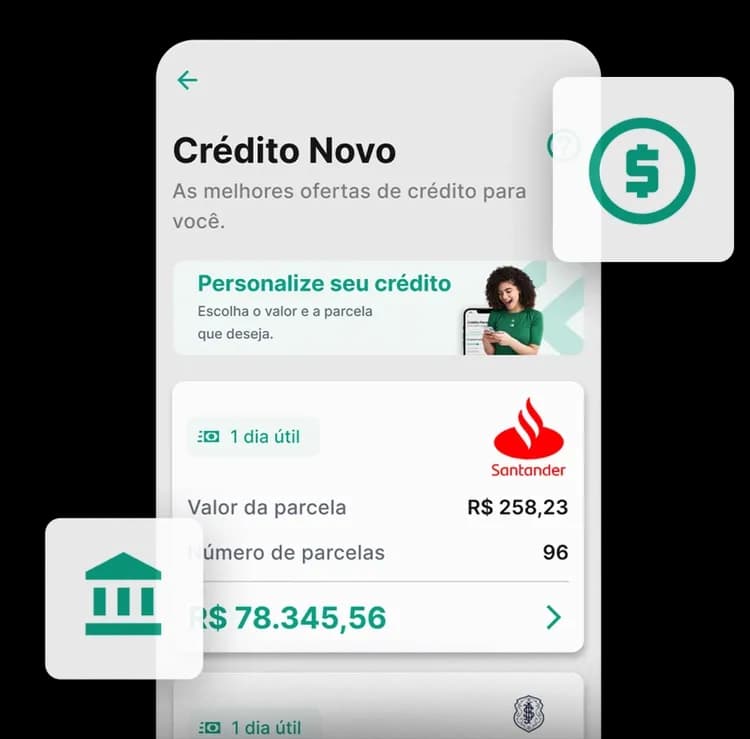 Tela do app Konsi | Oportunidades de empréstimo consignado